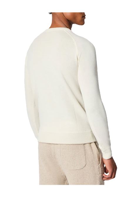 Maglia L.B.M 1911 uomo 636359504 Bianca lavorazione finezza 12 taglio regular girocollo in pregiato mix 70% lana vergine e 30% cashmere L.B.M. 1911 | Maglie | 6363595044